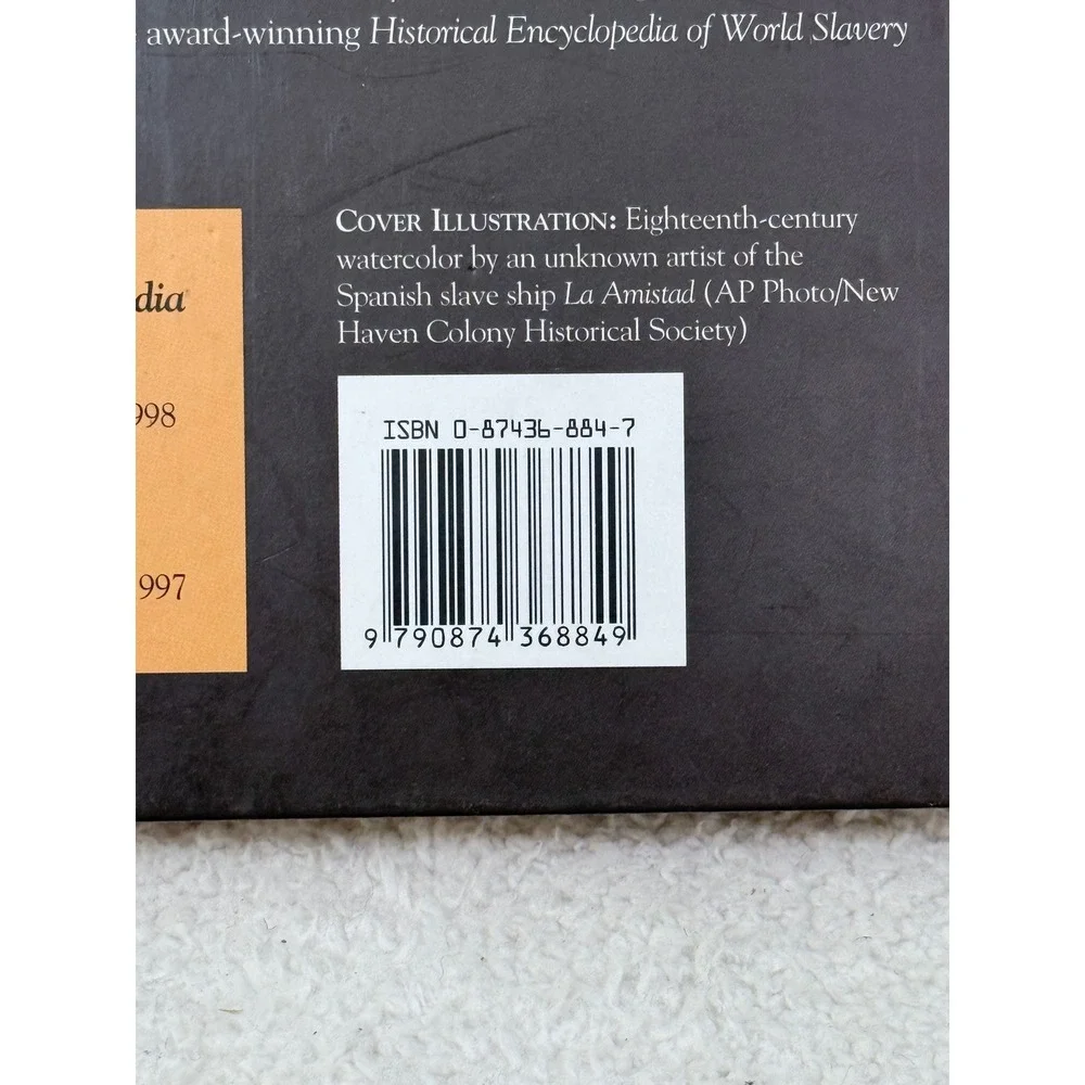 Chronology of World Slavery Junius P. Rodriguez Hardcover Ex-Library 1999